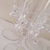 7 crystal glasses 70's