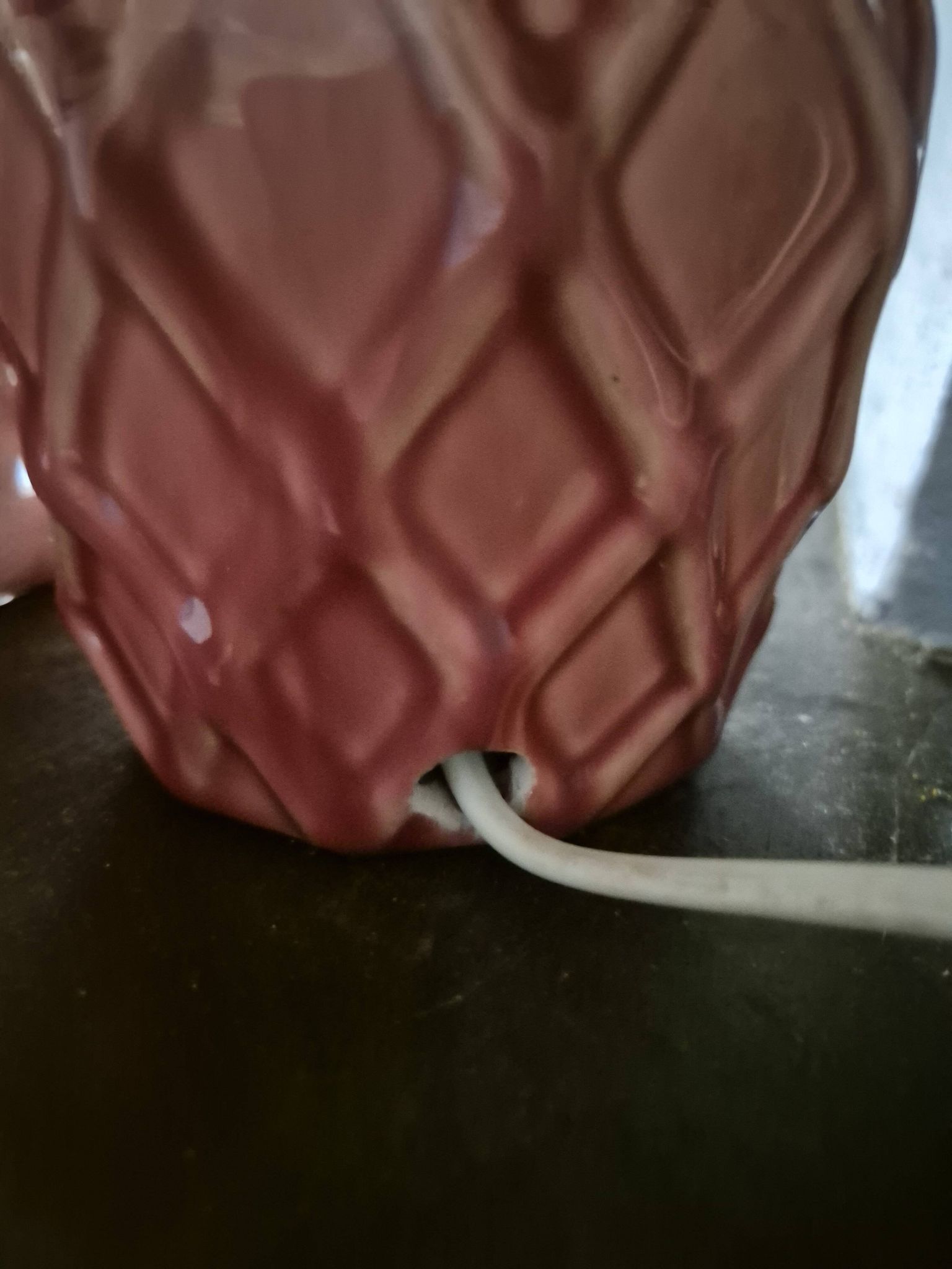Rare 1970s Desk lamp with pleated shade