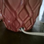 Rare 1970s Desk lamp with pleated shade
