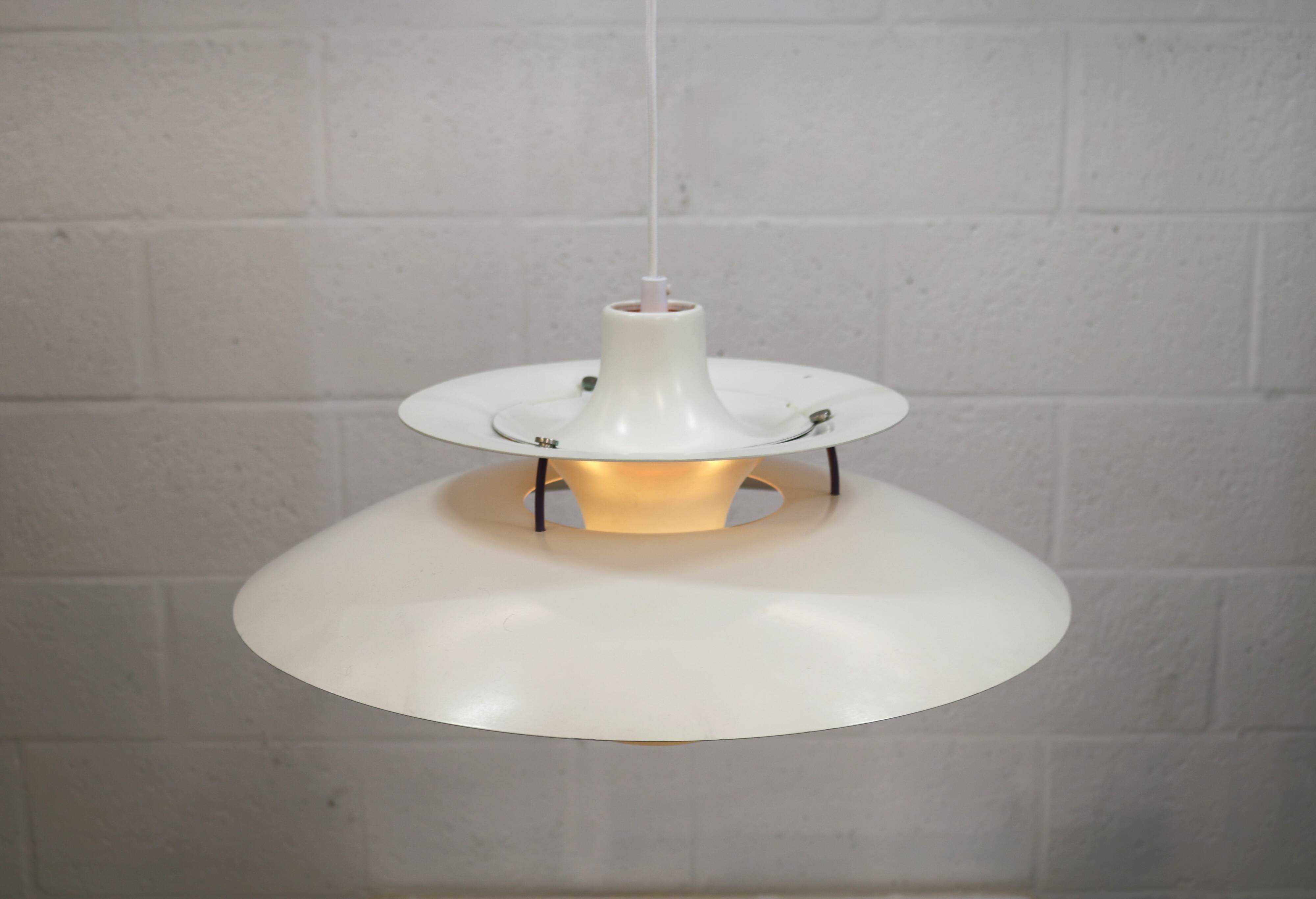 The genuine Danish item - PH5 pendant - original white colour - Louis Poulsen