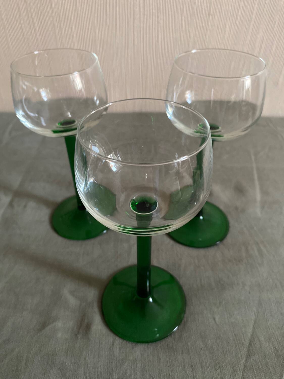 6 Alsace wine glasses