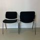 Black DSC chairs by Giancarlo Piretti for Castelli from the 60s/70s.