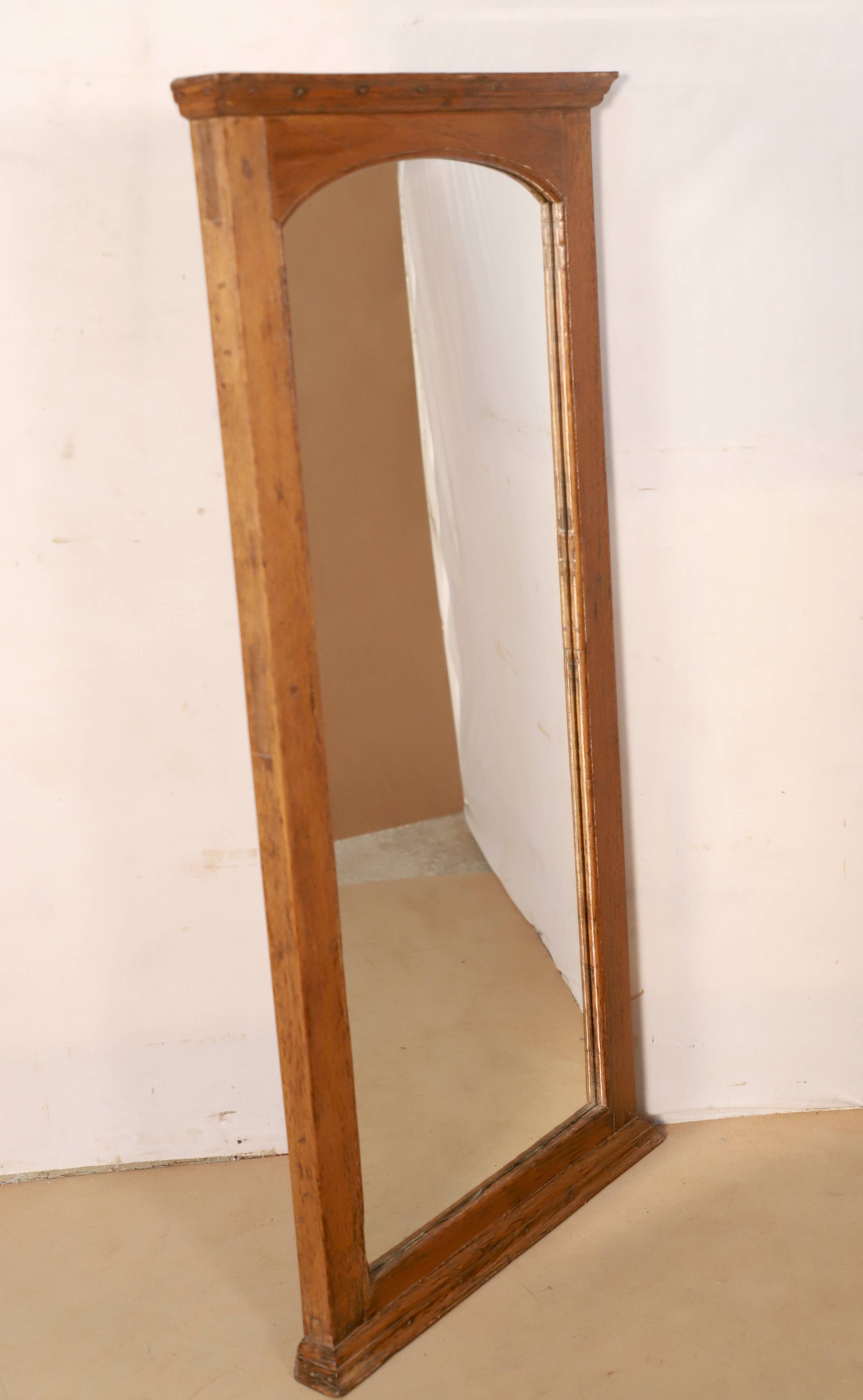Natural Burmese teak mirror