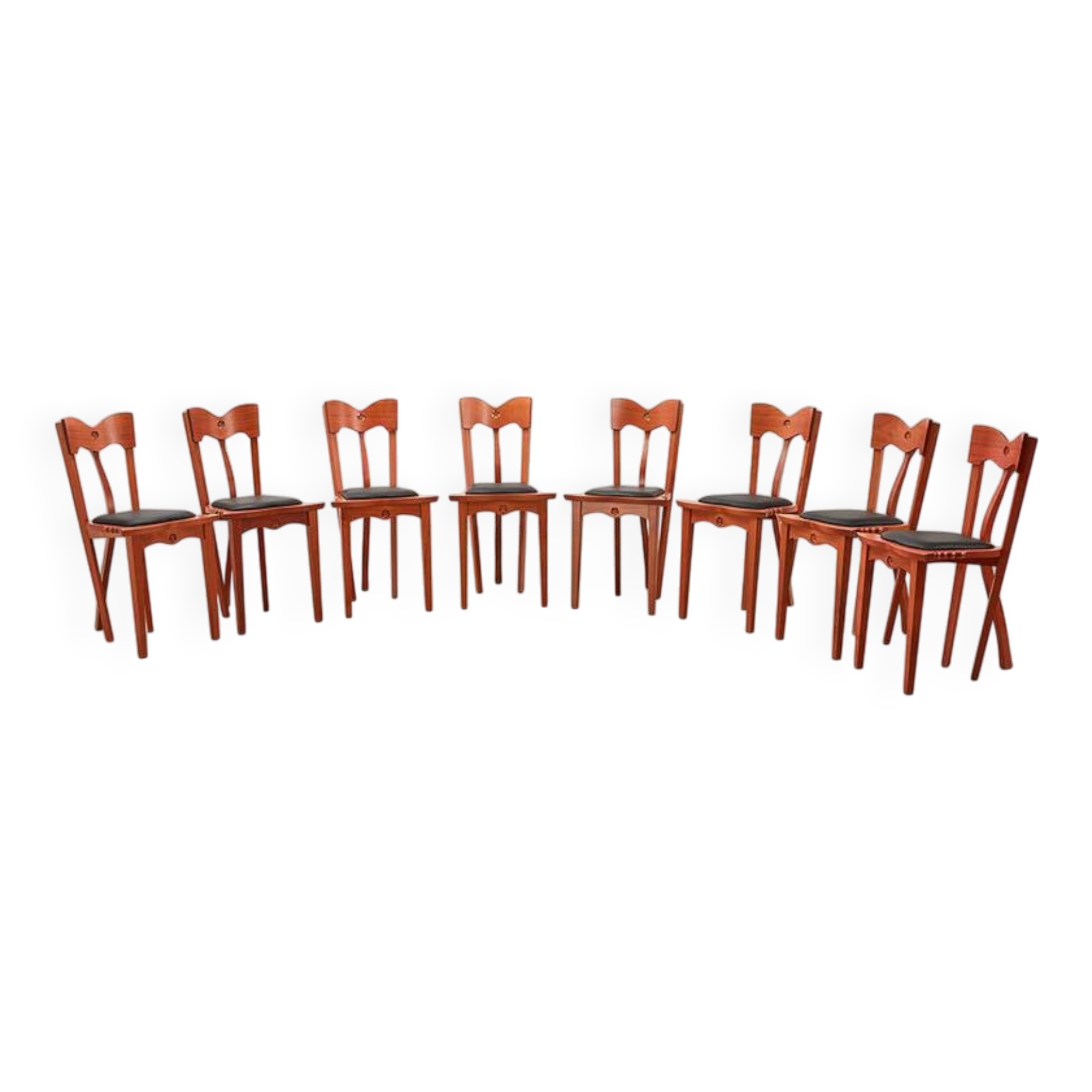 Borek Sipek Set of 8 Dora Dining Chairs for Driade Aleph 1991