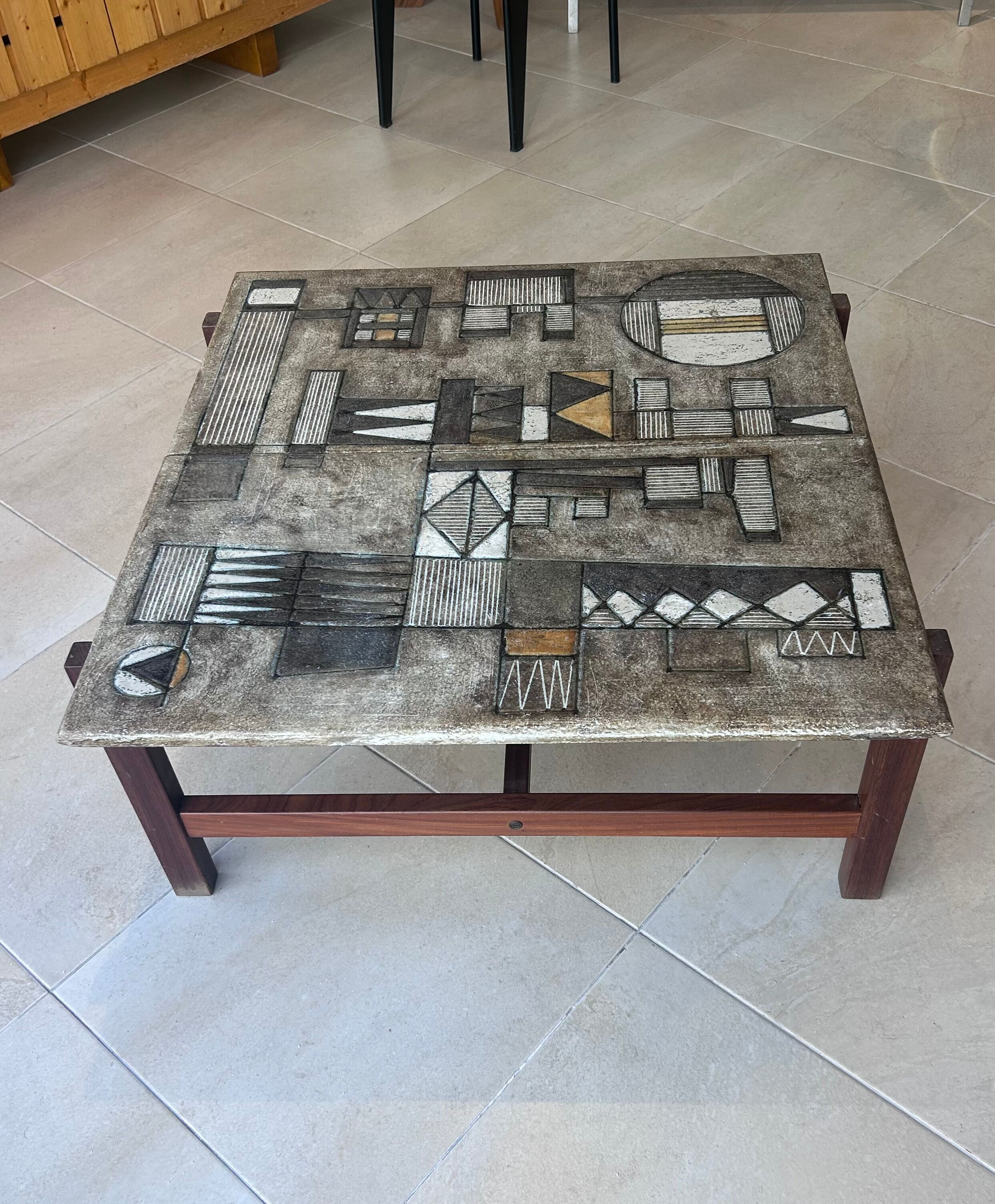 Table Basse « Les 2 potiers » 1965