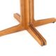 Round extendable dining table 2x 'Vienna' Thonet - mid-century modern style