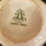 Set of 8 Limoges porcelain cups and 12 saucers