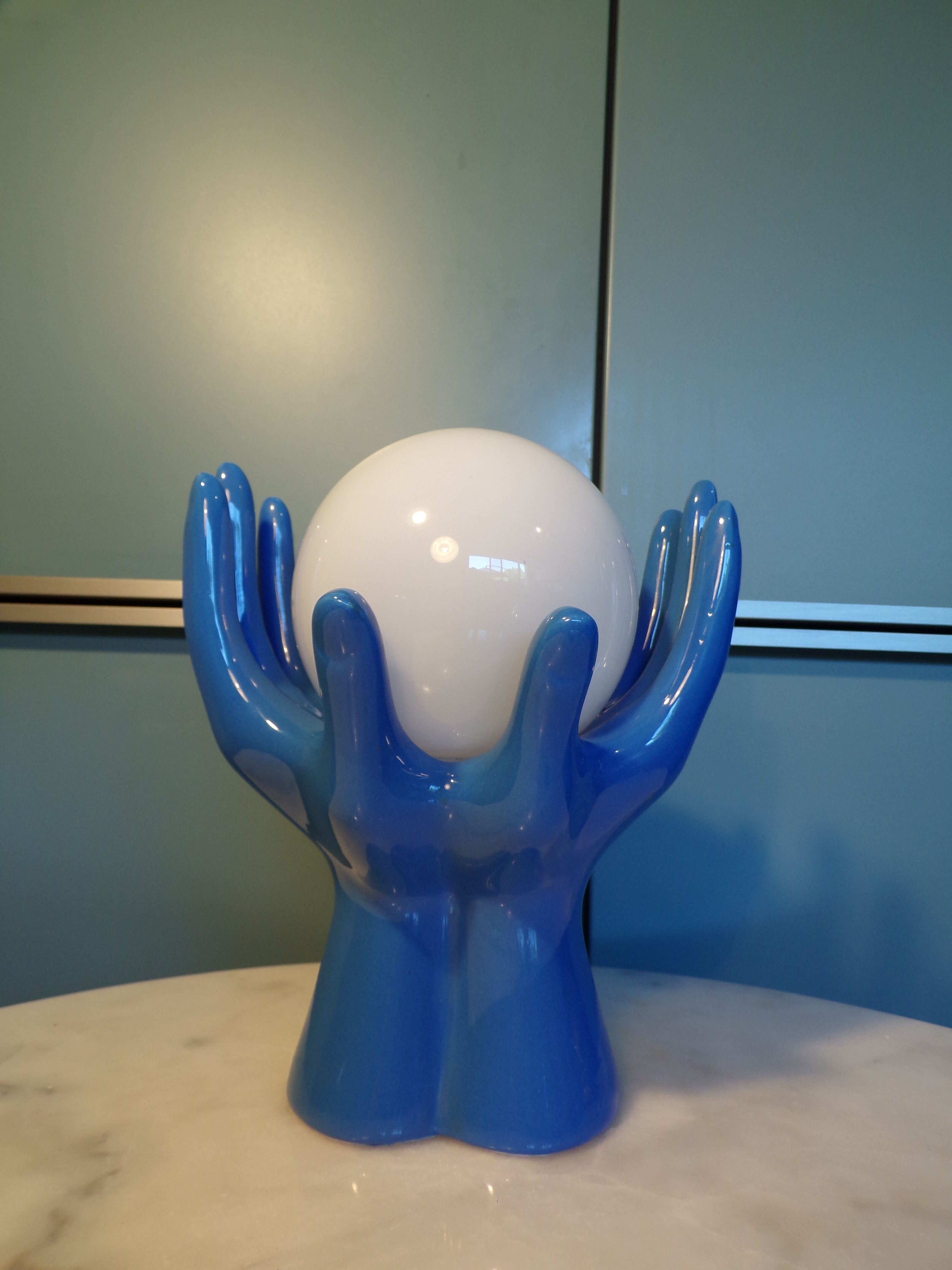 Ceramic hand lamp 1970-80