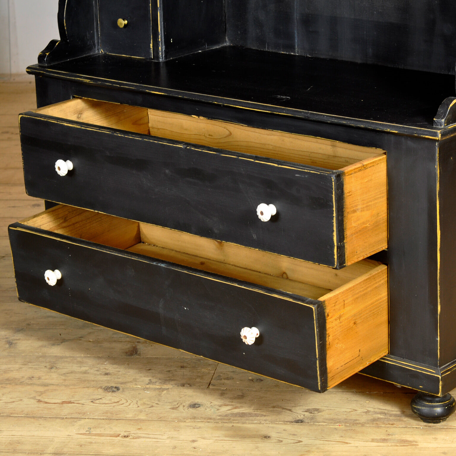 Black Pine cabinet, circa 1900