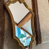 Baroque style gold mirror