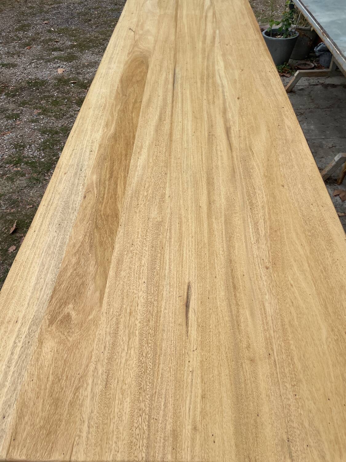 Wooden farm table 3m