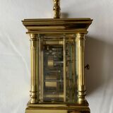 Polished brass travel clock 1839