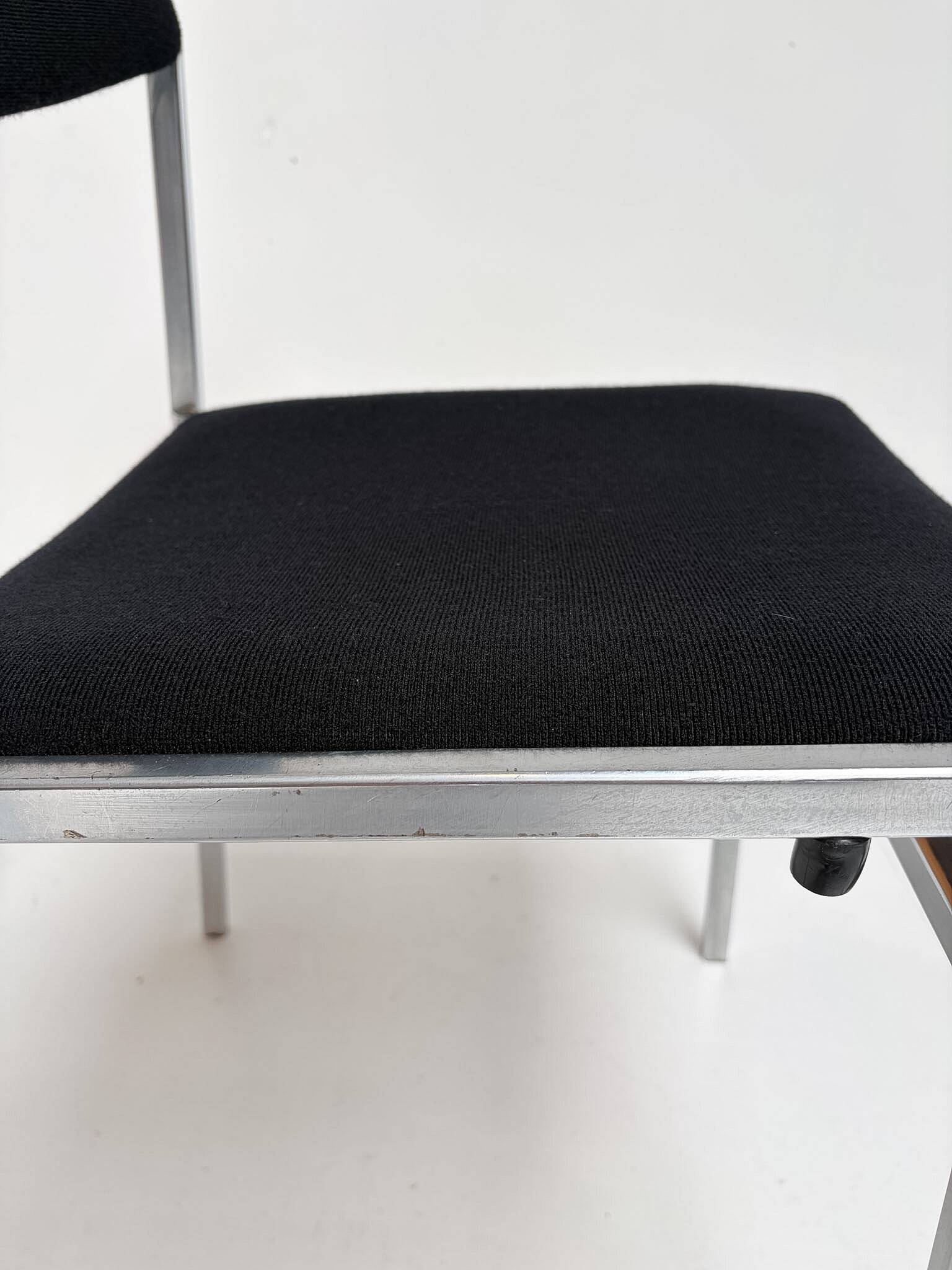 Set of 4 Gijs van der Sluis stacking chairs, 1970s