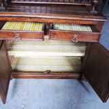 Old 3-body buffet in solid wood