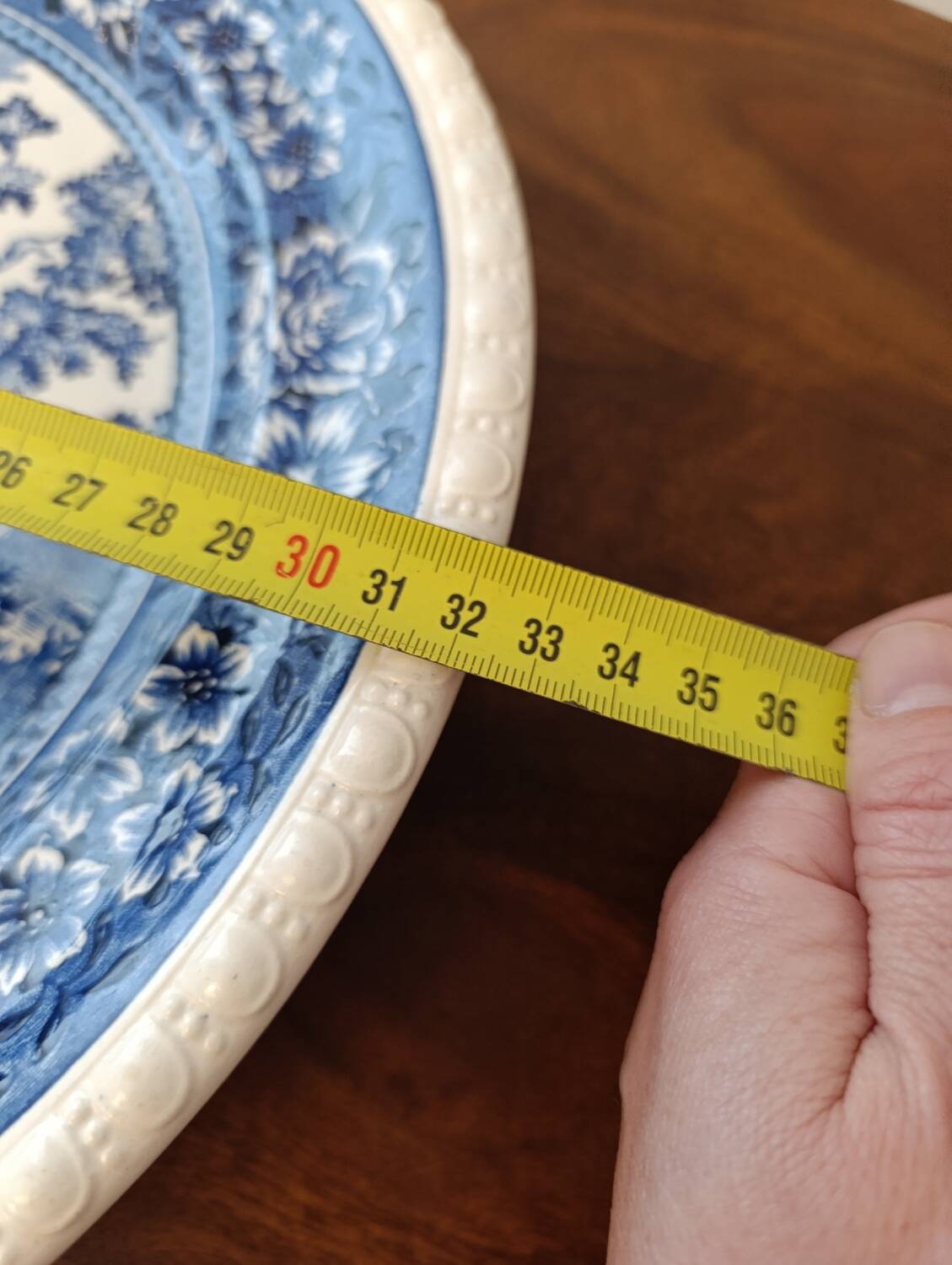 Grand plat rond villeroy & boch rusticana - Bleu