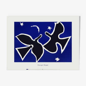 Affiche Oiseaux de Georges Braque