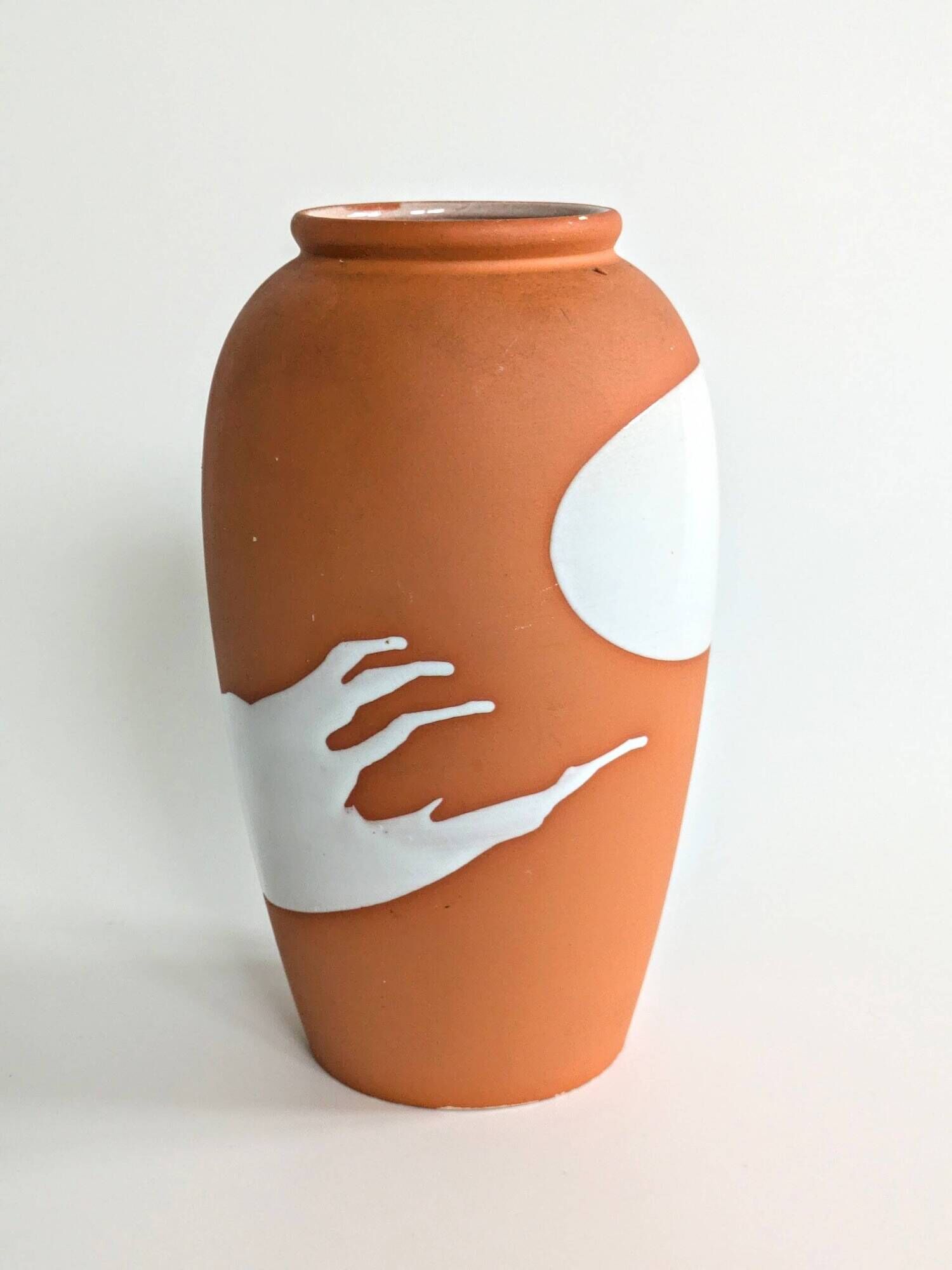 Scheurich Vase | Model 244-22 | West Germany Pottery 1980s