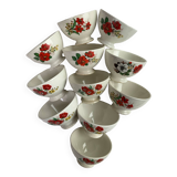 11 small Boch bowls (Belgium)