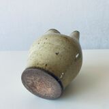 Pichet zoomorphe hibou en grès vintage