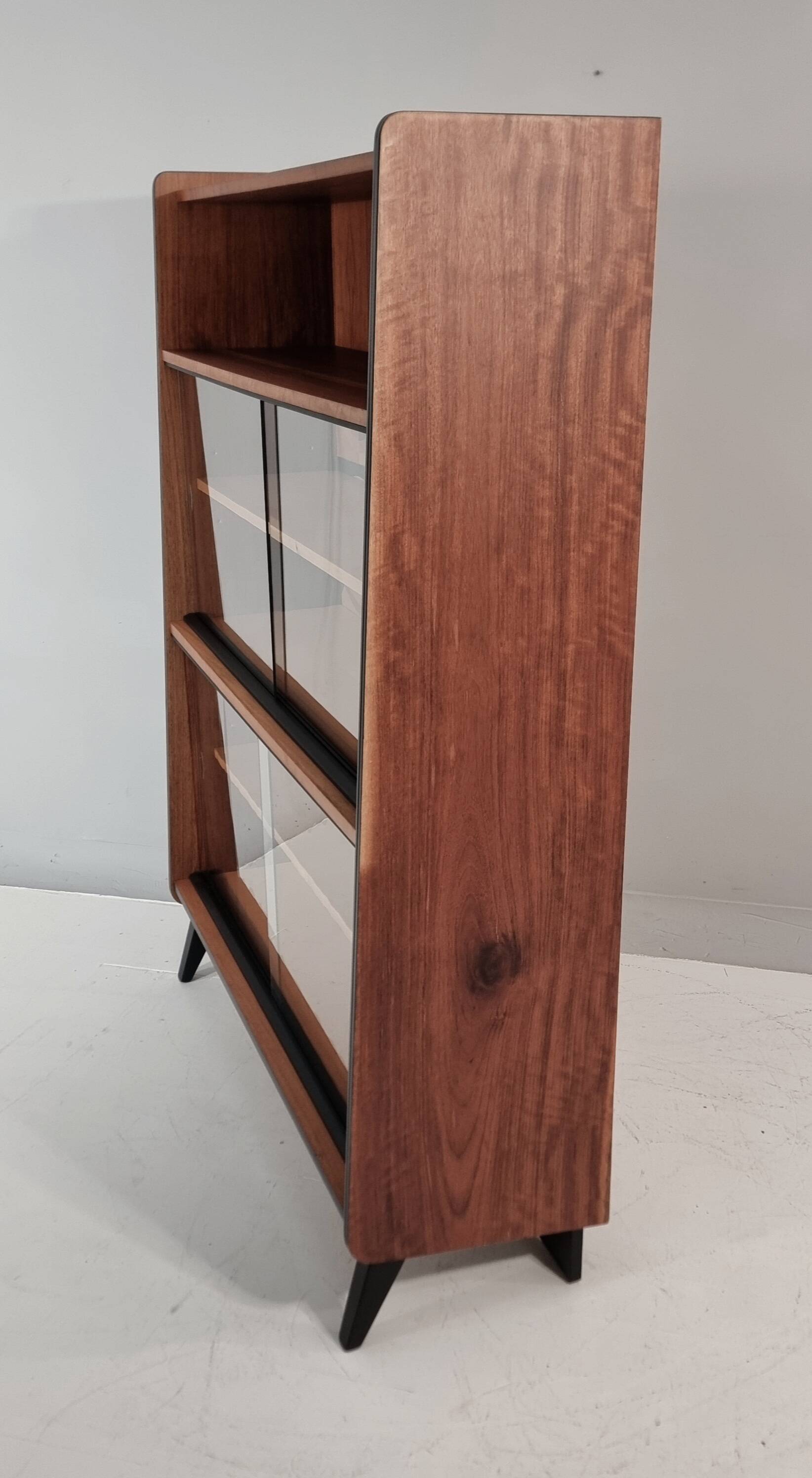 Vintage Brown Vitrine from Tatra, 1970s