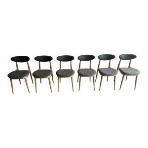 Suite de 6 chaises Baumann