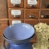 Set of 2 Montgolfier Blue Stoneware Deep Plates