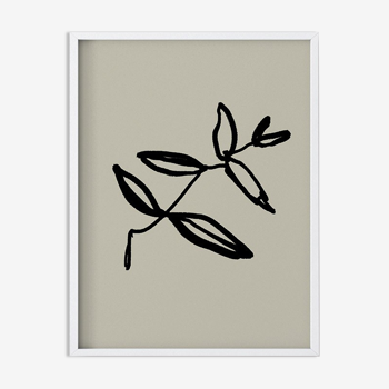 Illustration botanique giclée, 50x70