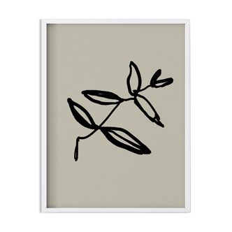 Illustration botanique giclée, 50x70