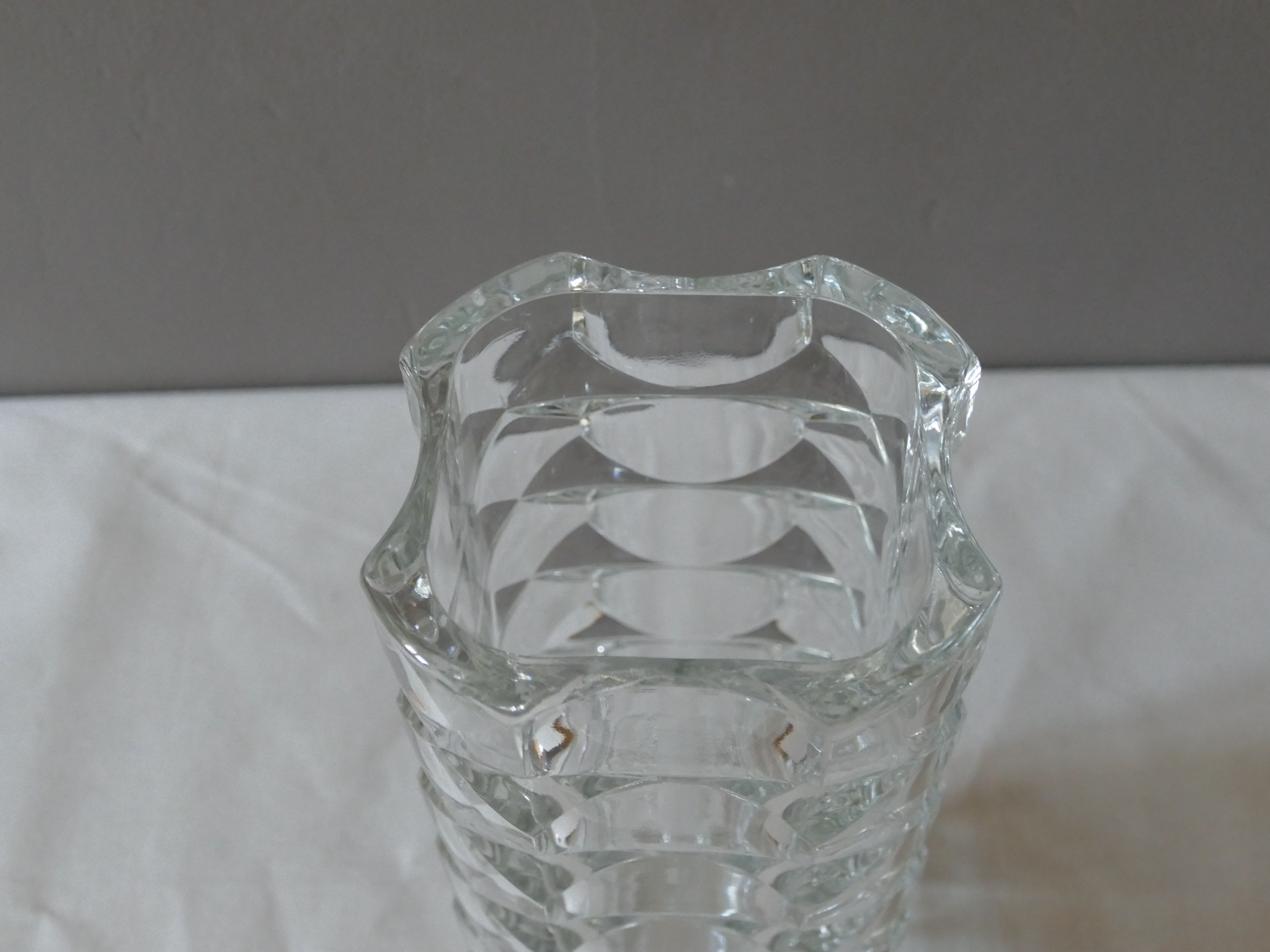 Windsor glass vase by Luminarc, 1970s