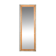 Large mirror in patinated solid wood (186 x 65 x 6cm)