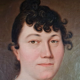 Portrait à l'huile Ecole Française début XIXe siècle d'une jeune femme  Bel état SB