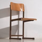 Vintage chaise longues (circa 1950). Set of 4 pieces