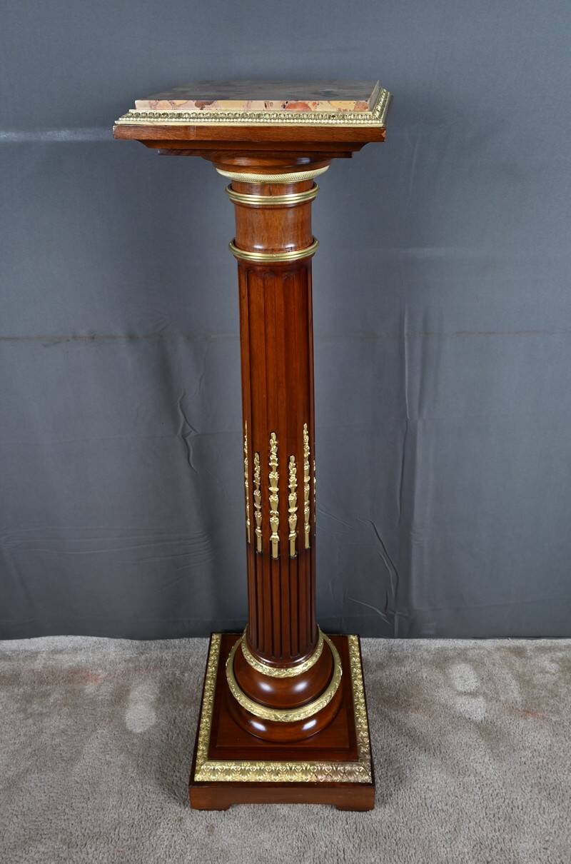 Pivoting column in Mahogany, Napoleon III style – 1900