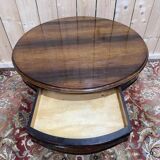 Guéridon tripode Napoléon III en palissandre