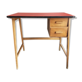 Small desk vintage years 50 feet compass red tray