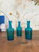 Lot of 3 vials of blue glass