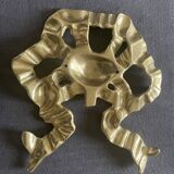 Gold brass knot wall hook