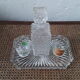 Plateau en verre art déco