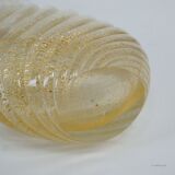 Flavio Poli for Seguso Vetri d'Arte Incrociato oro vase 1949