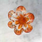 Vintage orange soliflore vase