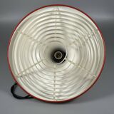 Lampe de plafond Erco Lightning des années 1960 et 1970 en aluminium métallique