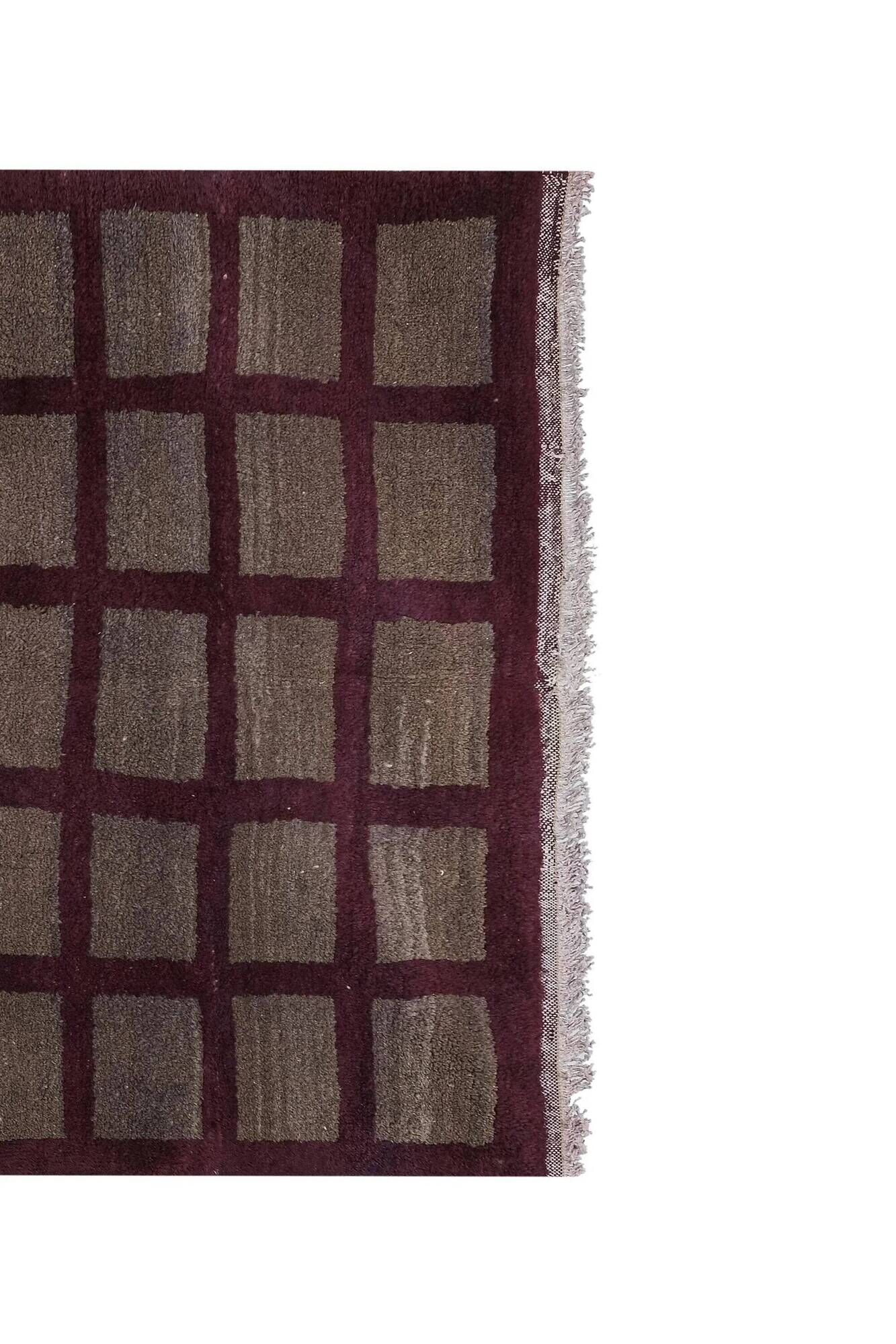 Vintage Turkish handmade rug 113x208 cm