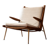 Boomerang armchair by peter hvidt & nielsen, original 1950s.