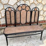Vintage cane bench