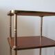 60s teak and brass table