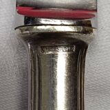 Set of 6 silver metal knives christofle model "america"