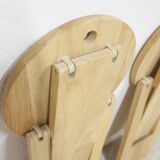 Pair of Adrian Reed folding stools from the 80s