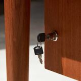 Restored Teak ‘Diplomat’ desk by Finn Juhl for France & Søn, 1950s (MK9758)