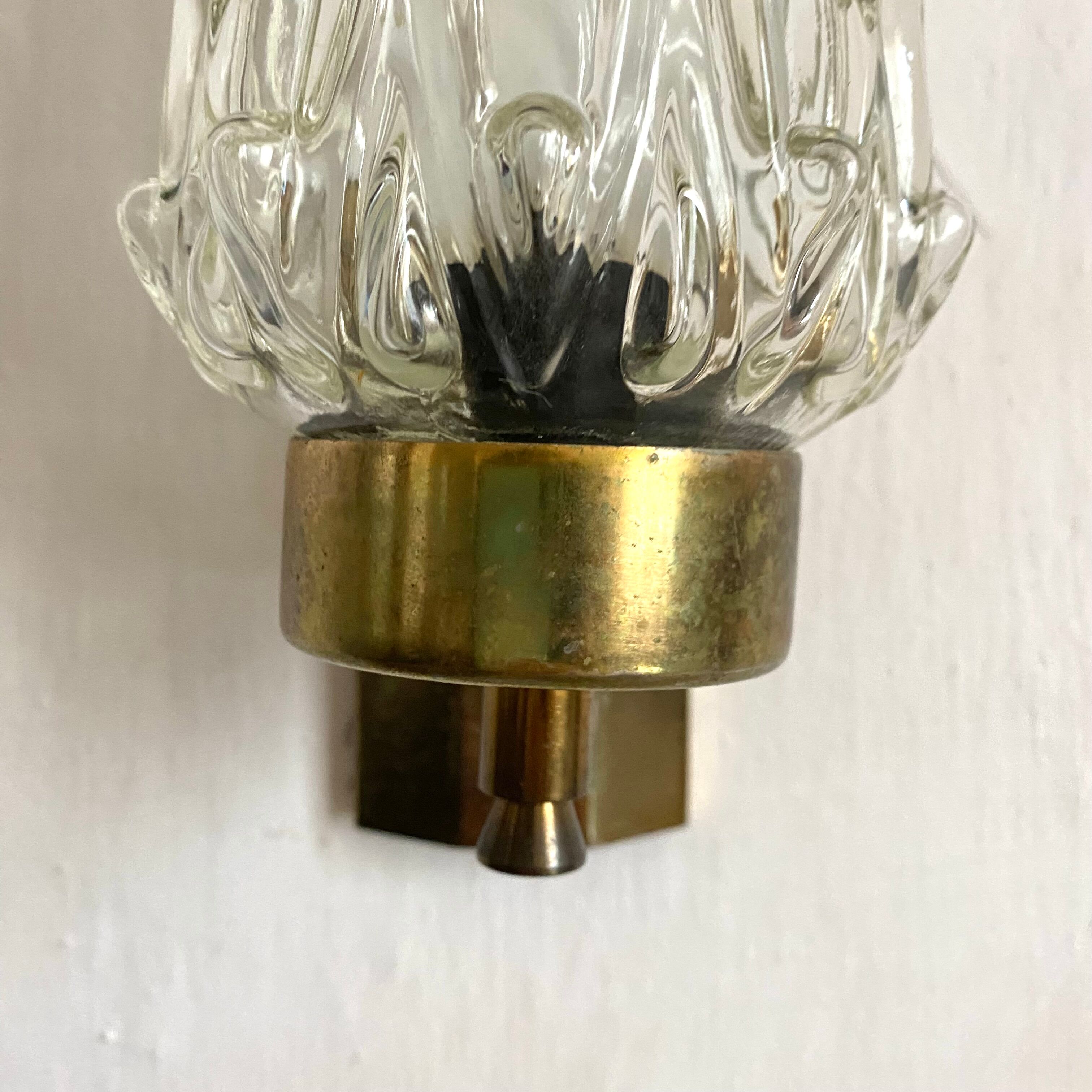 Pair of vintage wall lamps 60-70s