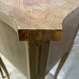 Pair of louis XV bedside tables in marquetry